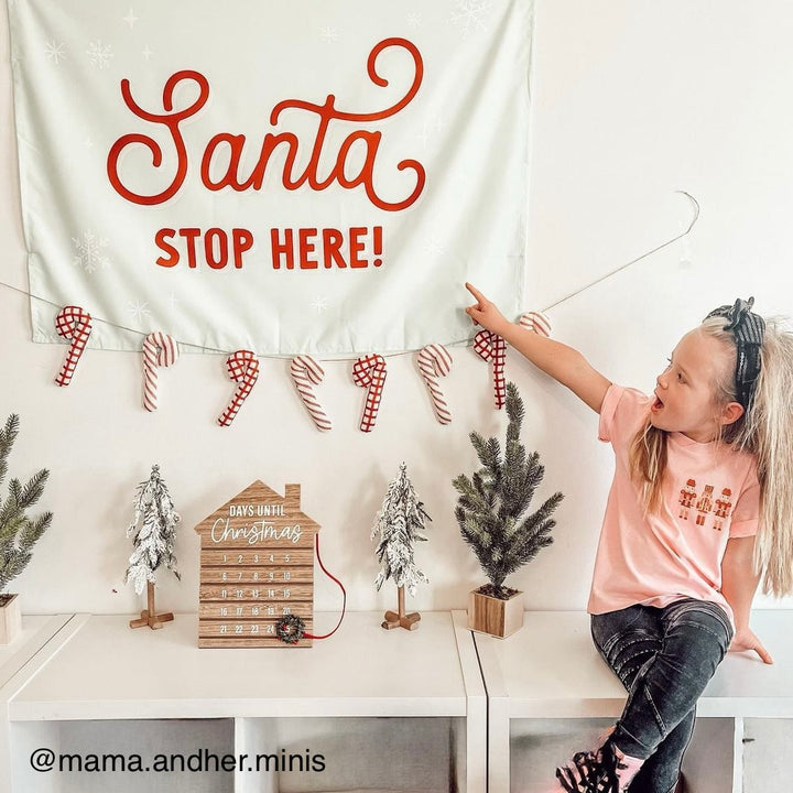 PRE-ORDER: Santa Stop Here Banner
