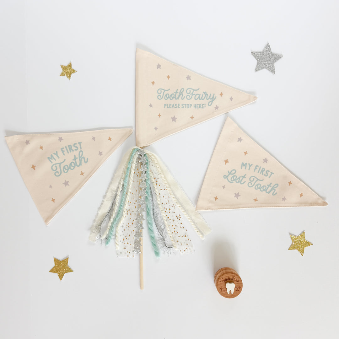 Blue Tooth Fairy Flags