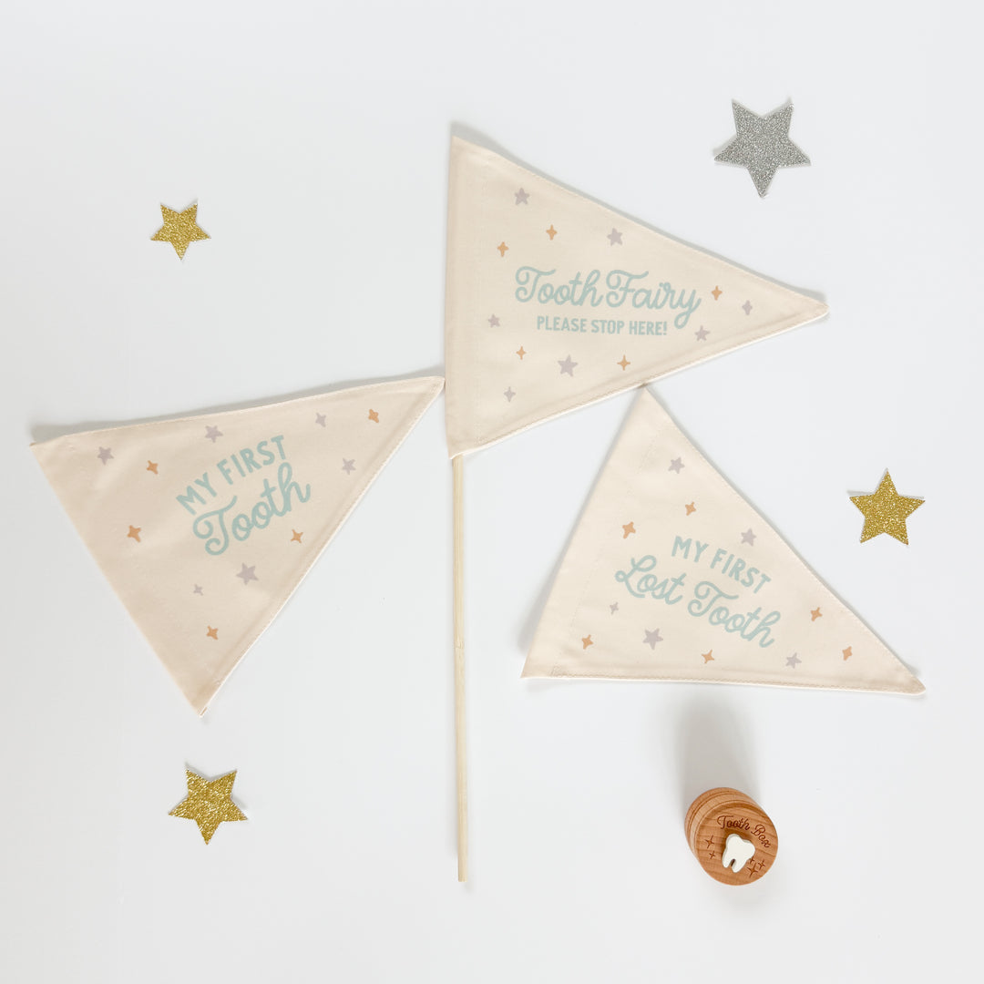 Blue Tooth Fairy Flags
