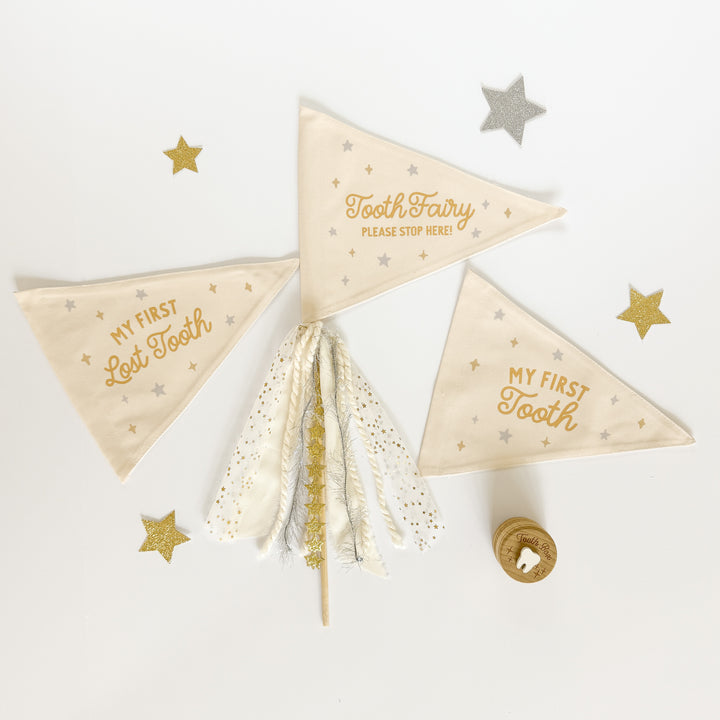 Gold Tooth Fairy Flags