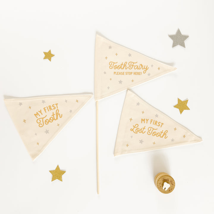 Gold Tooth Fairy Flags