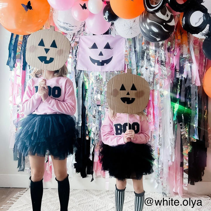 {Purple} Pumpkin Face Banner