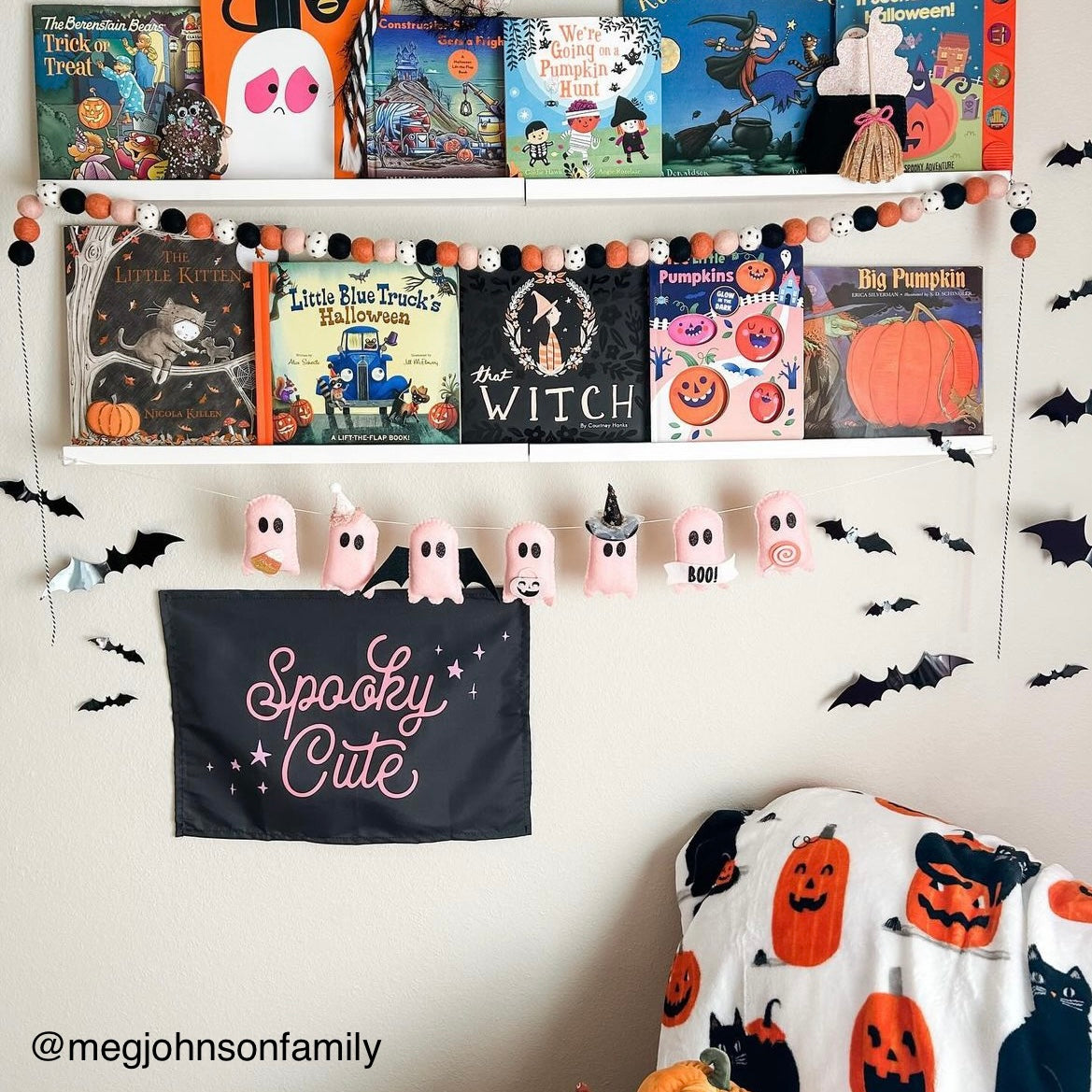 {Black & Pink} Spooky Cute Banner