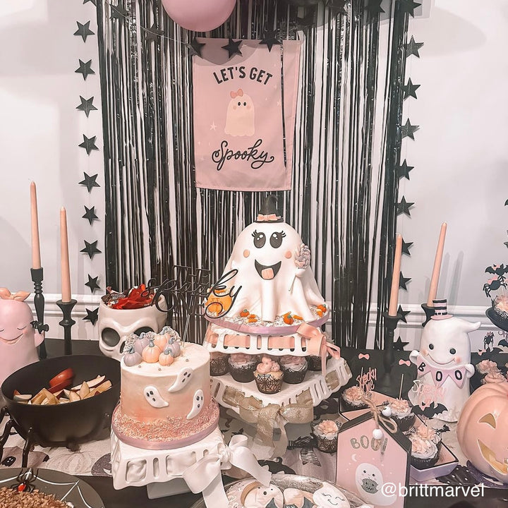 {Pink} Let's Get Spooky Banner©