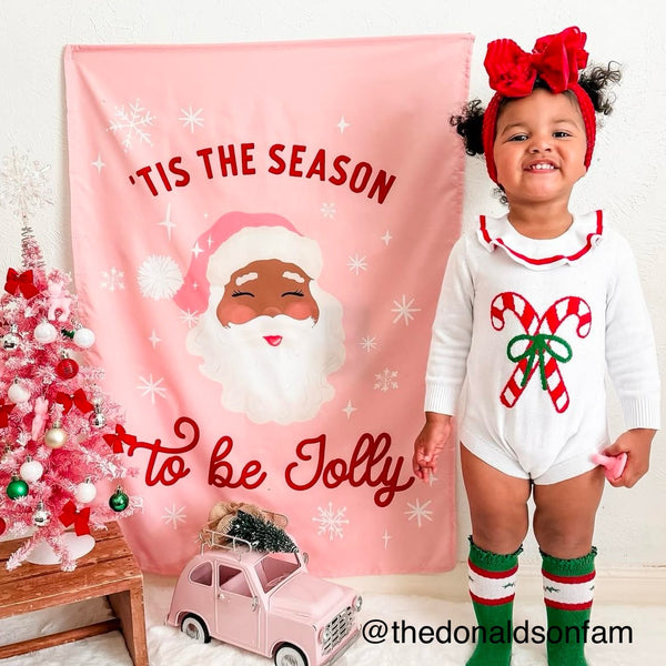 {Pink} Tis the Season to be Jolly Banner©
