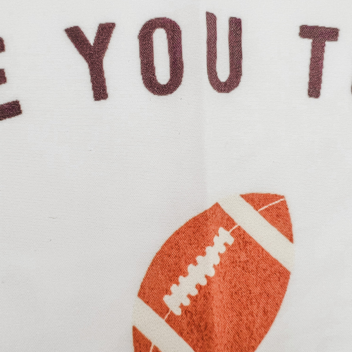 IMPERFECT {White} I Love You to The End Zone Banner