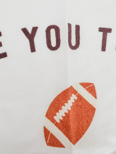 IMPERFECT {White} I Love You to The End Zone Banner