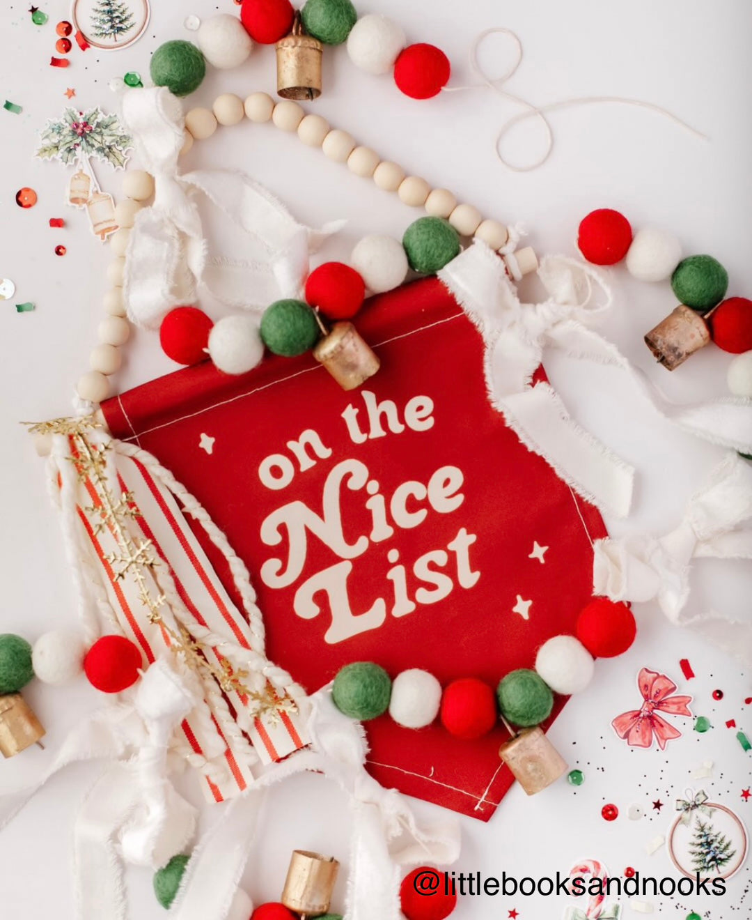 On The Nice List Hang Sign