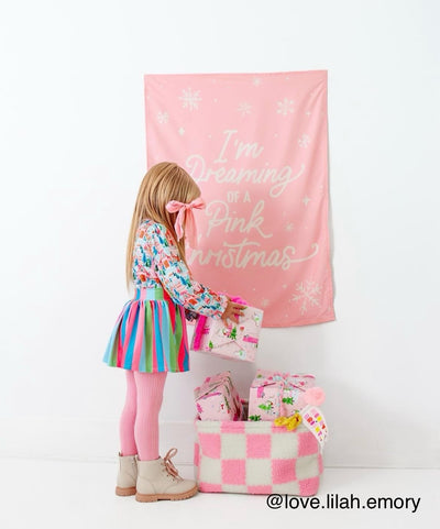 {Dark Pink} I'm Dreaming of a Pink Christmas Banner©