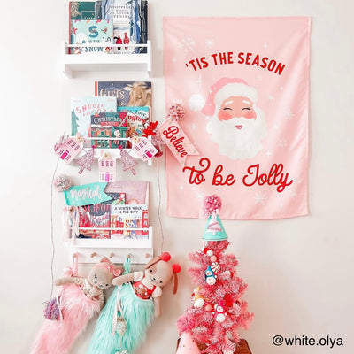 {Pink} Tis The Season to be Jolly Banner©