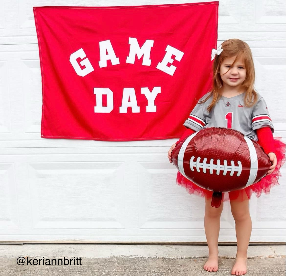 {Red} Game Day Banner