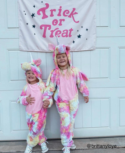 {Pink} Trick or Treat Banner