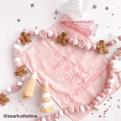 {Light Pink} I'm Dreaming of a Pink Christmas Banner