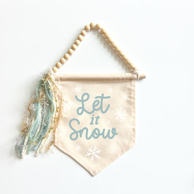 Let it Snow Hang Sign