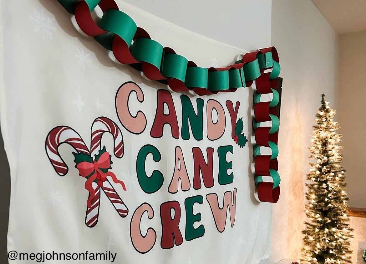 Candy Cane Crew Banner©