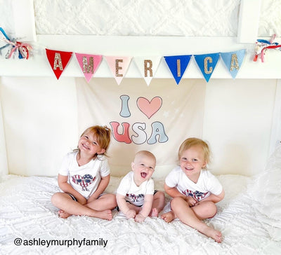 I Love USA Banner