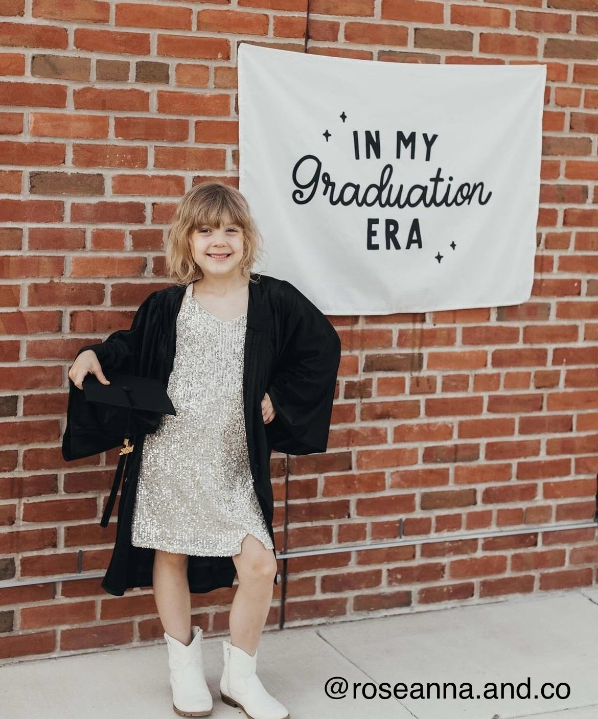 {Black + Neutral} In my Graduation Era  Banner