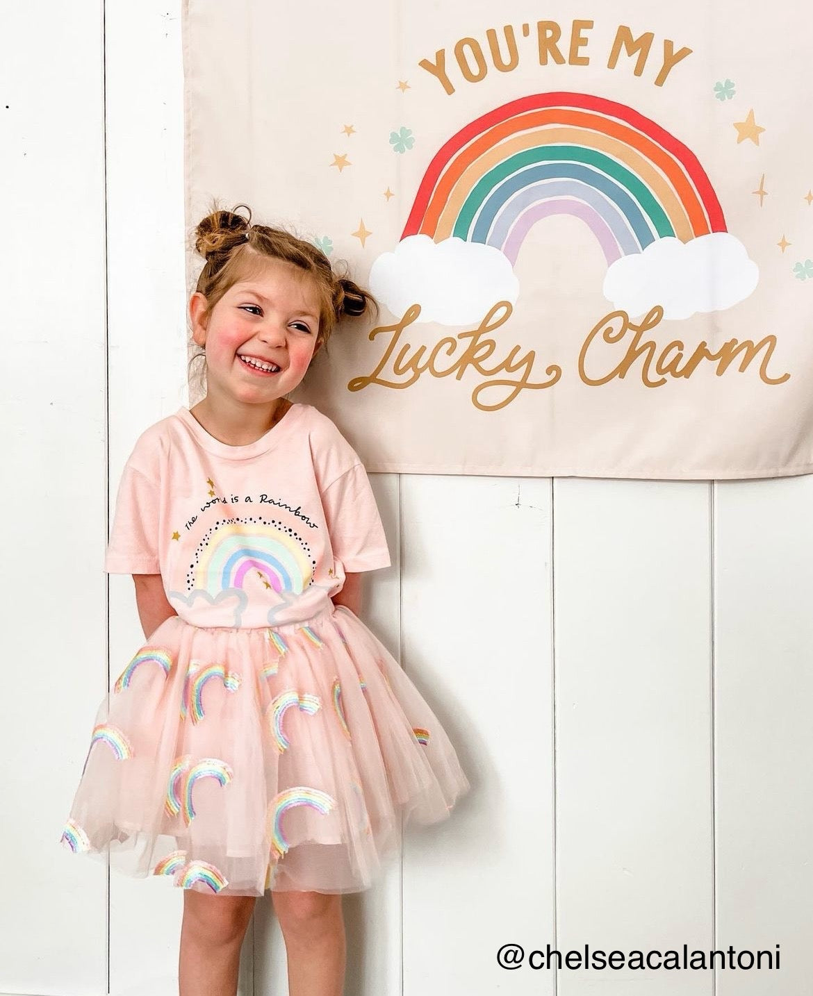 {Neutral Rainbow} You're My Lucky Charm Banner