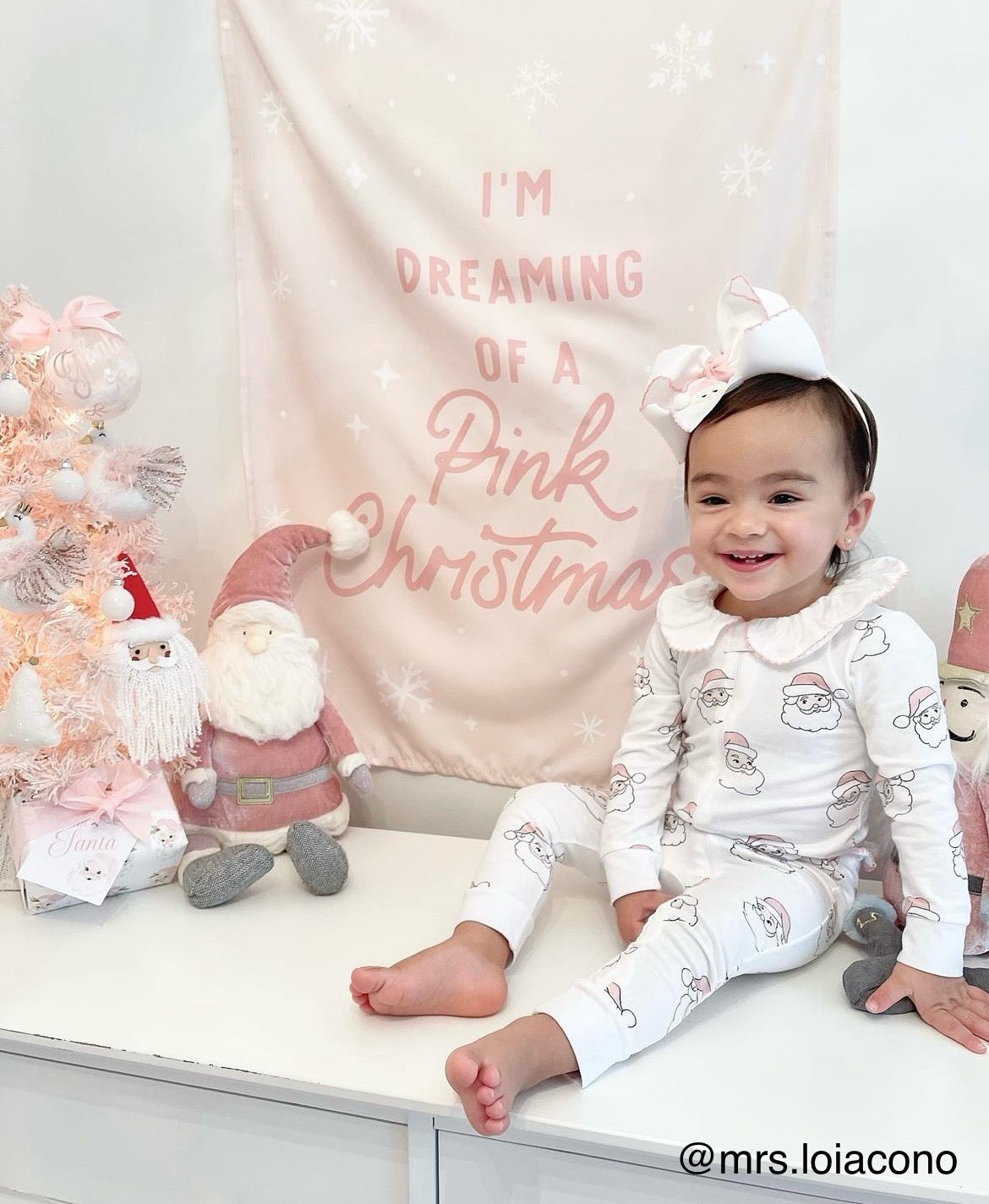 {Light Pink} I'm Dreaming of a Pink Christmas Banner©