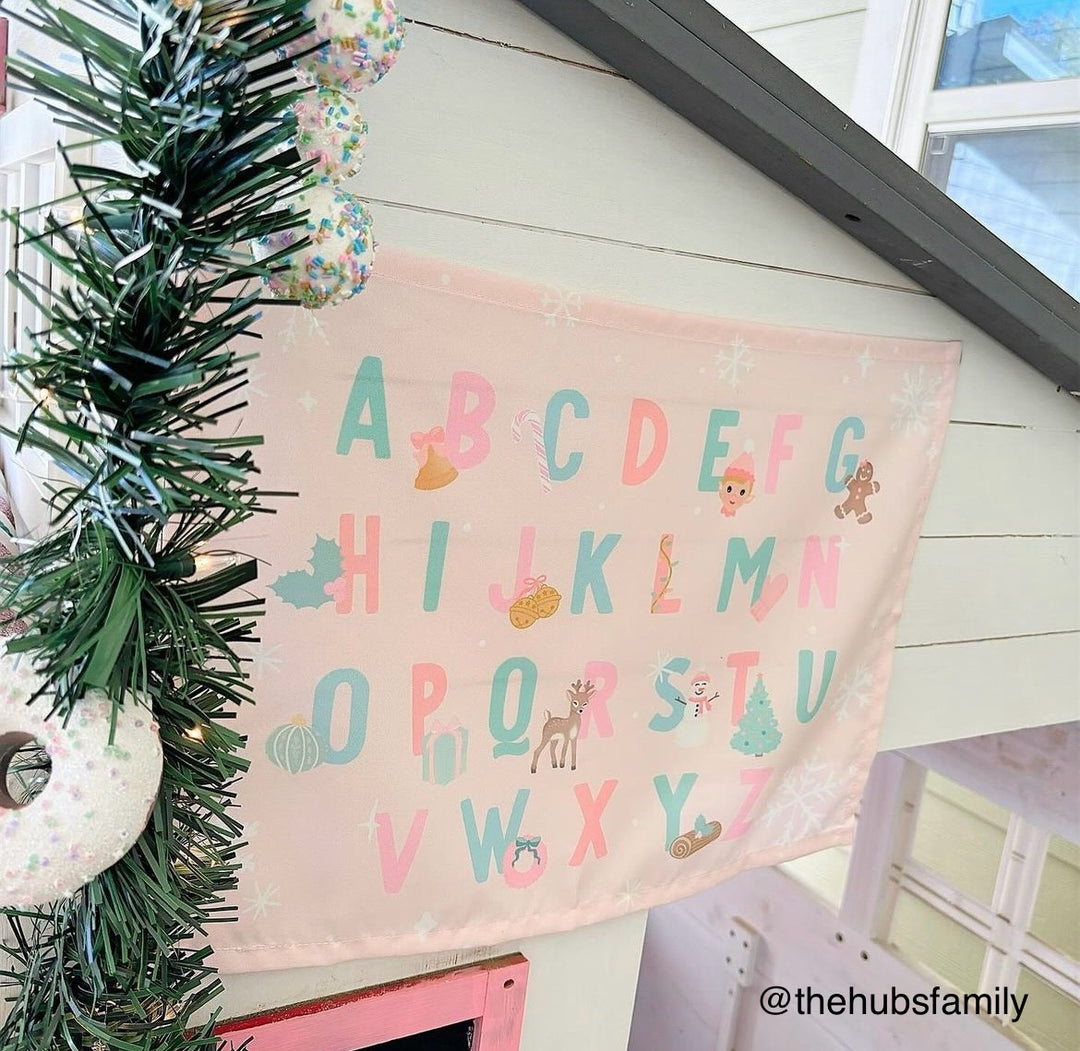 PRE-ORDER: {Pink} Christmas Alphabet Banner©