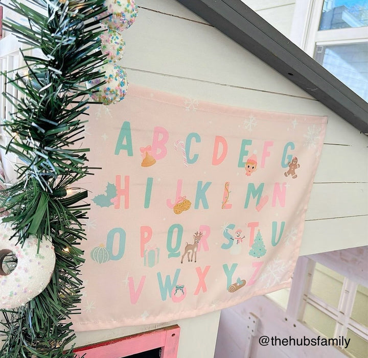 PRE-ORDER: {Pink} Christmas Alphabet Banner©