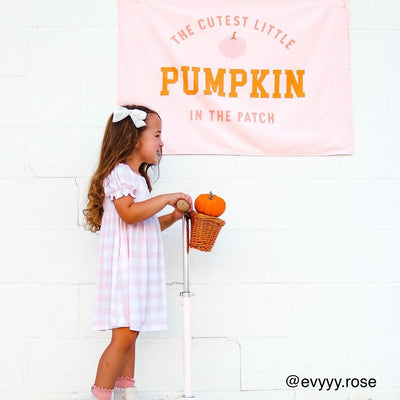 {Pink} Cutest Little Pumpkin In the Patch Banner