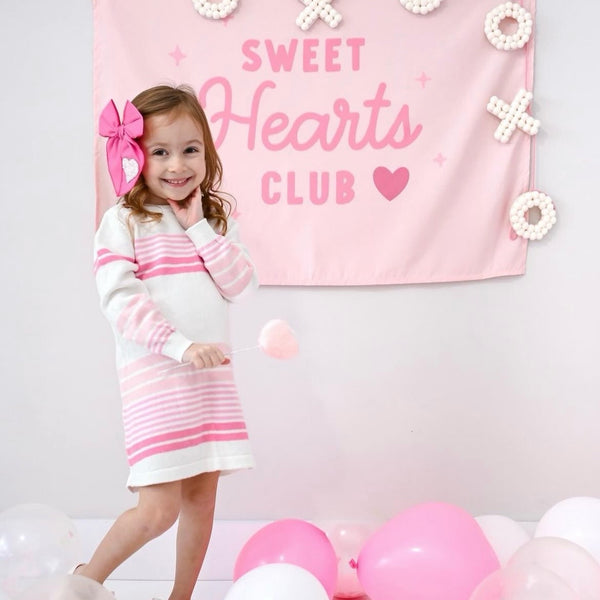 {Pink} Sweet Hearts Club Banner