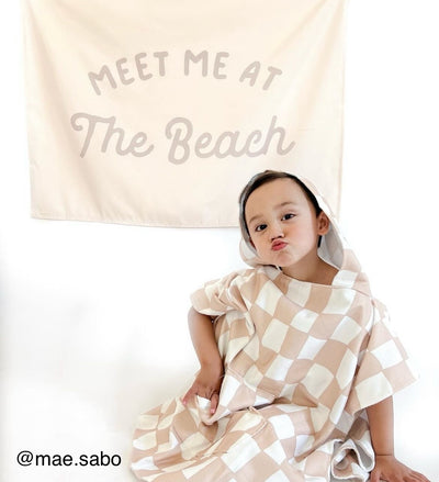 {Sand Grey} Meet Me at the Beach Banner