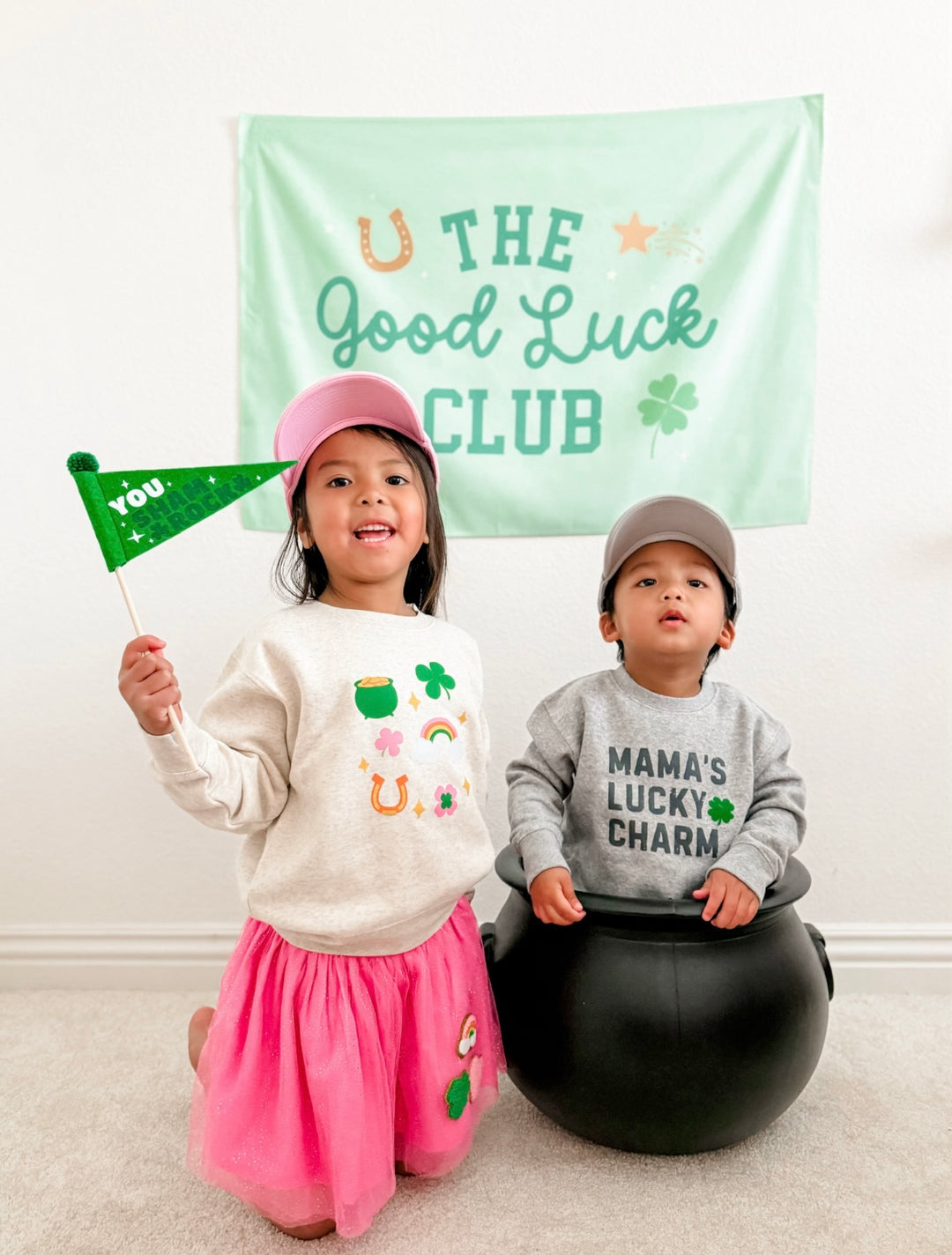 {Green} The Good Luck Club Banner