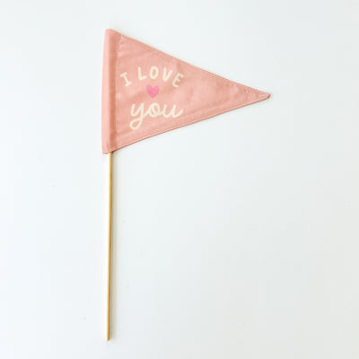 {Pink} I Love You Flag