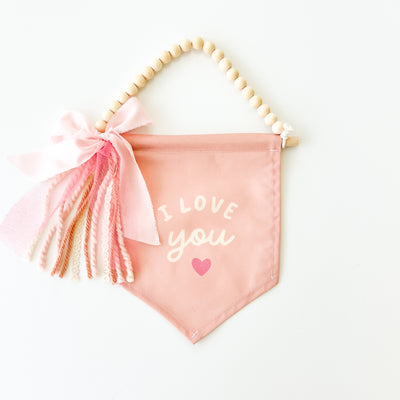 {Pink} I Love You Hang Sign