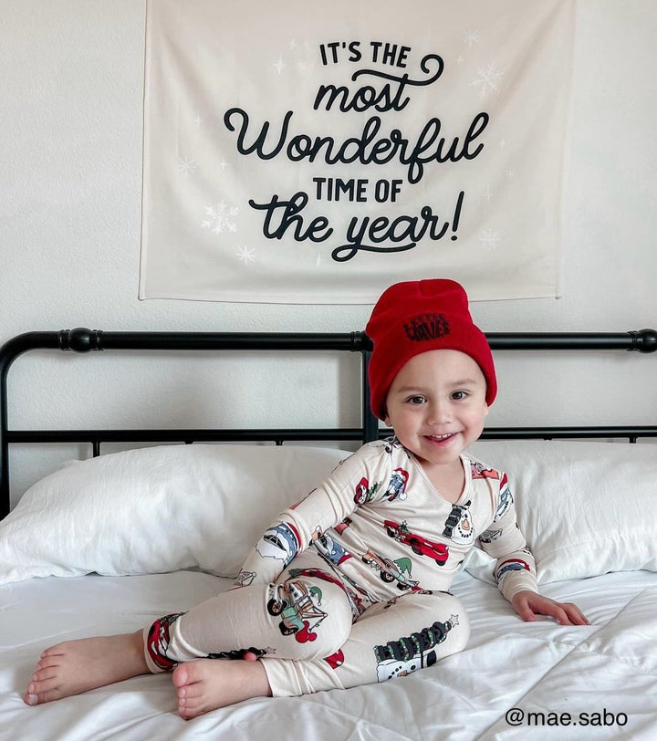 {Natural & Black} It's the Most Wonderful time of the Year Banner