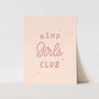 Kind Girls Club Art Print