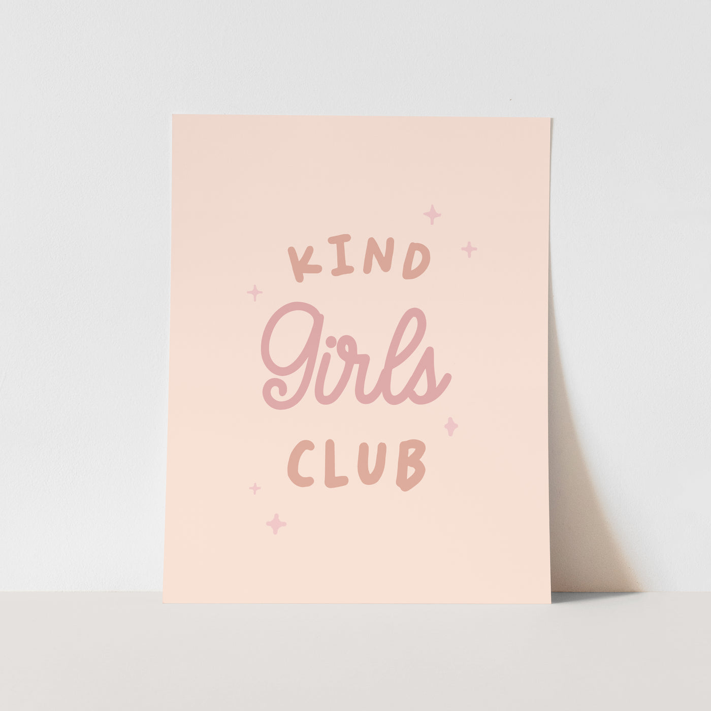 Kind Girls Club Art Print