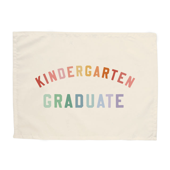 {Rainbow} Kindergarten Graduate Banner