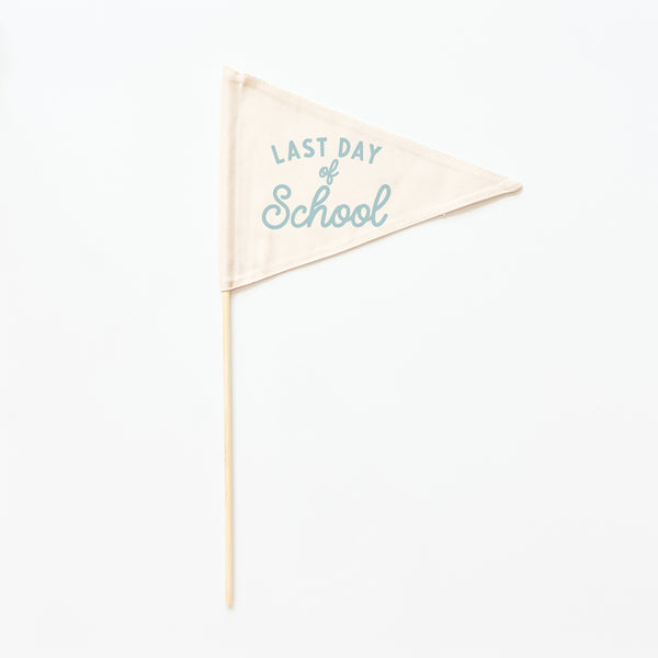 {Blue} Last Day Individual School Flags