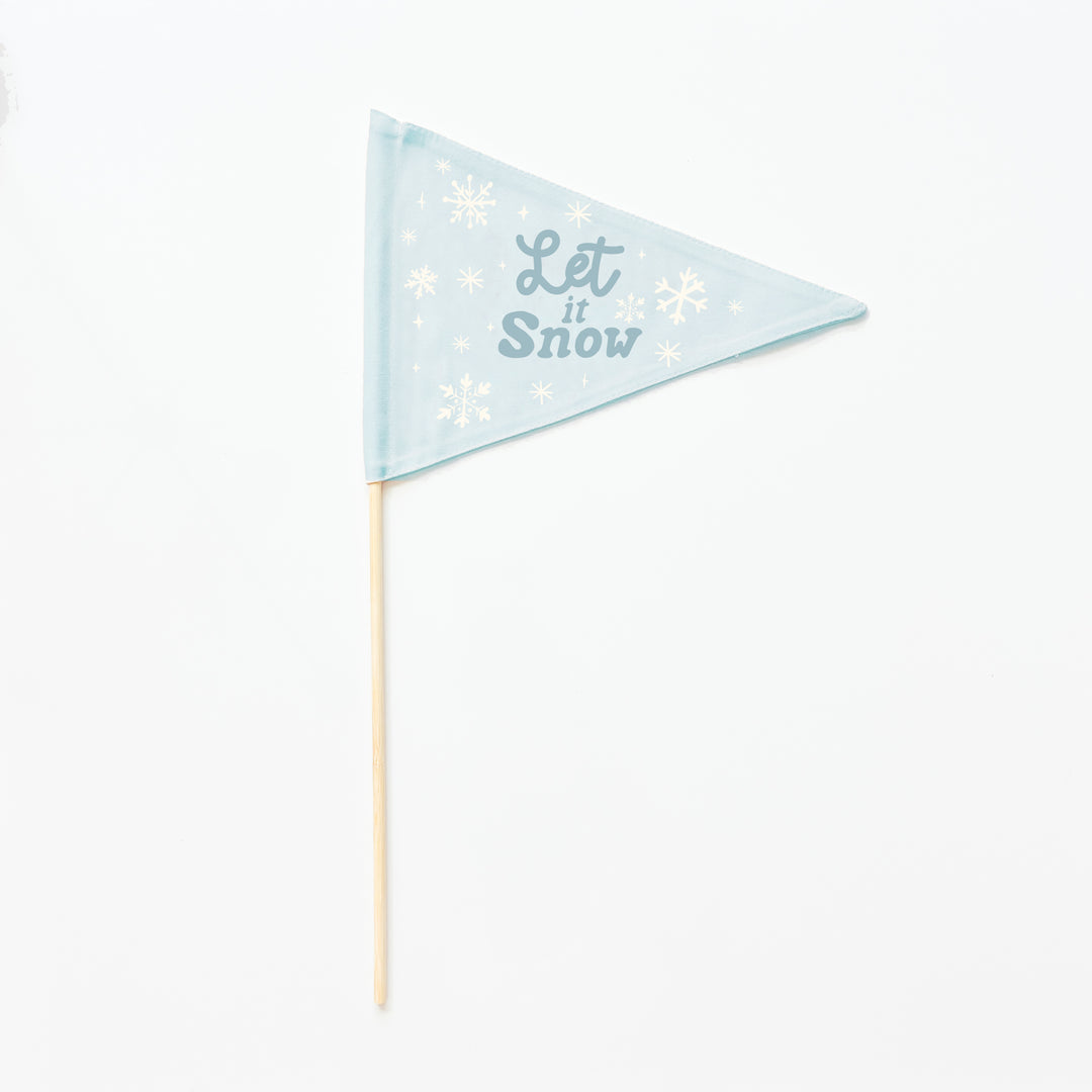 PRE-ORDER: Let It Snow Flag