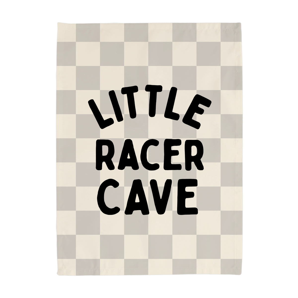 {Grey Check} Little Racer Cave Banner