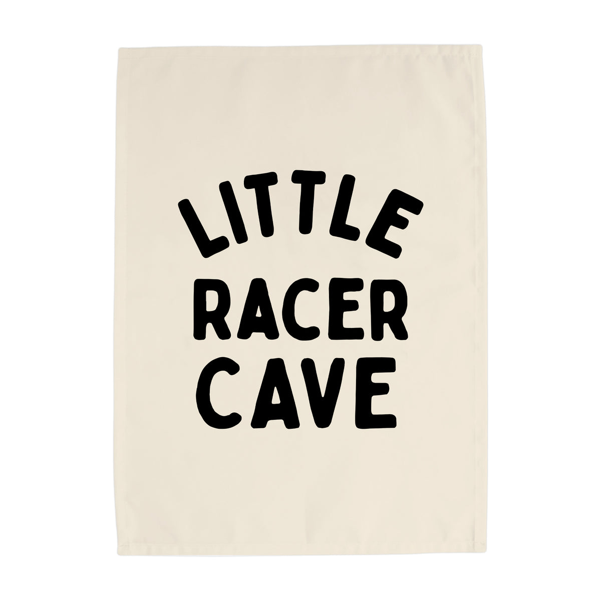 {Black + Natural} Little Racer Cave Banner
