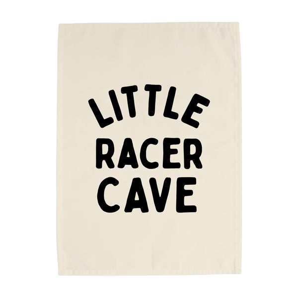 {Black + Natural} Little Racer Cave Banner