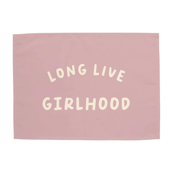{Lilac & Ivory} Long Live Girlhood Banner