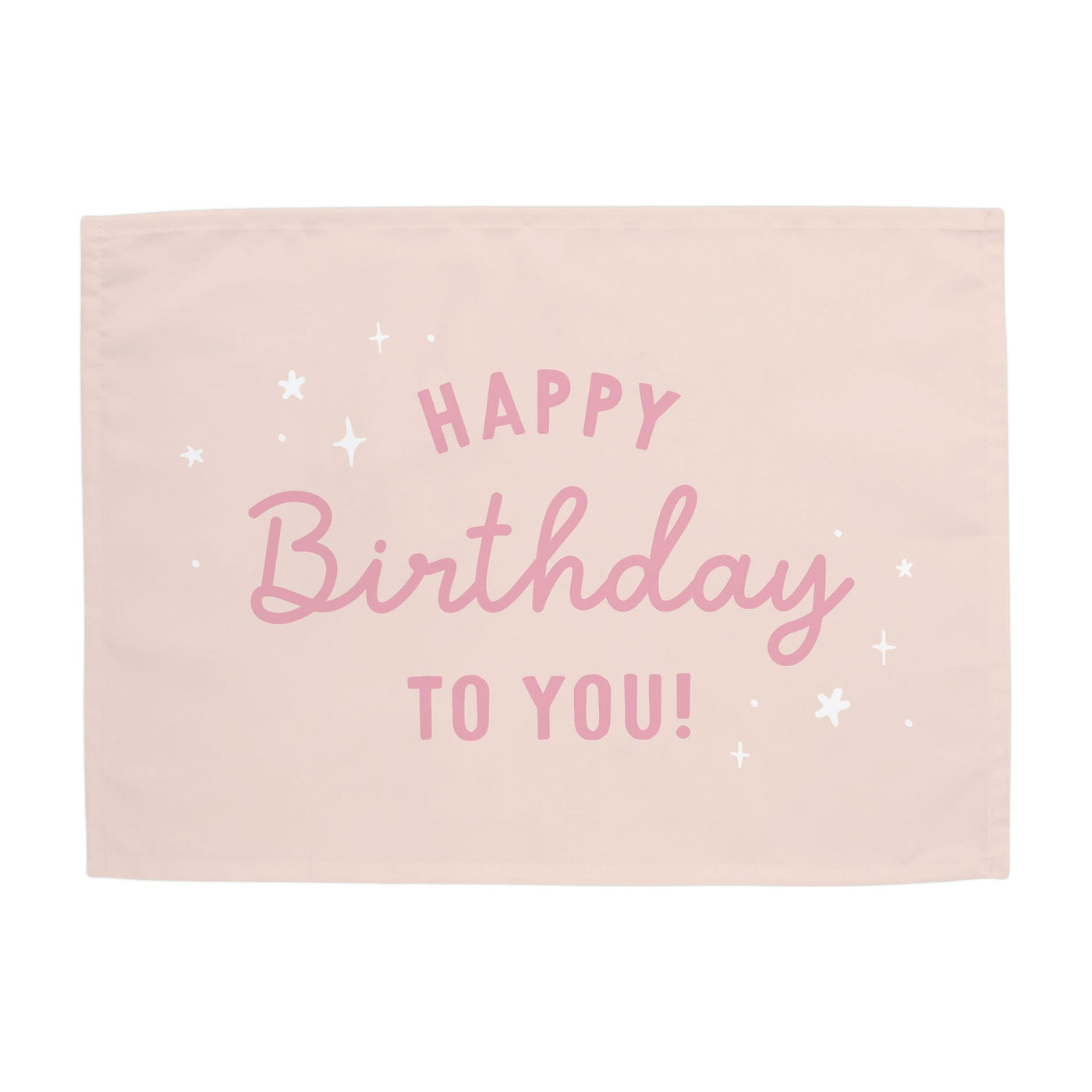 {Pink} Happy Birthday to You Banner