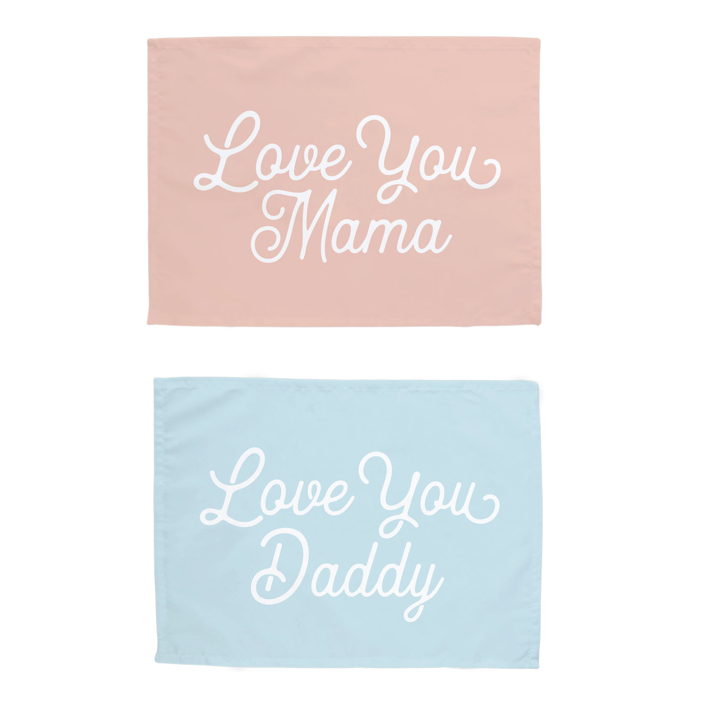 Love you Daddy and Love You Mama Banner Bundle {Pre-Order 3-4 weeks}