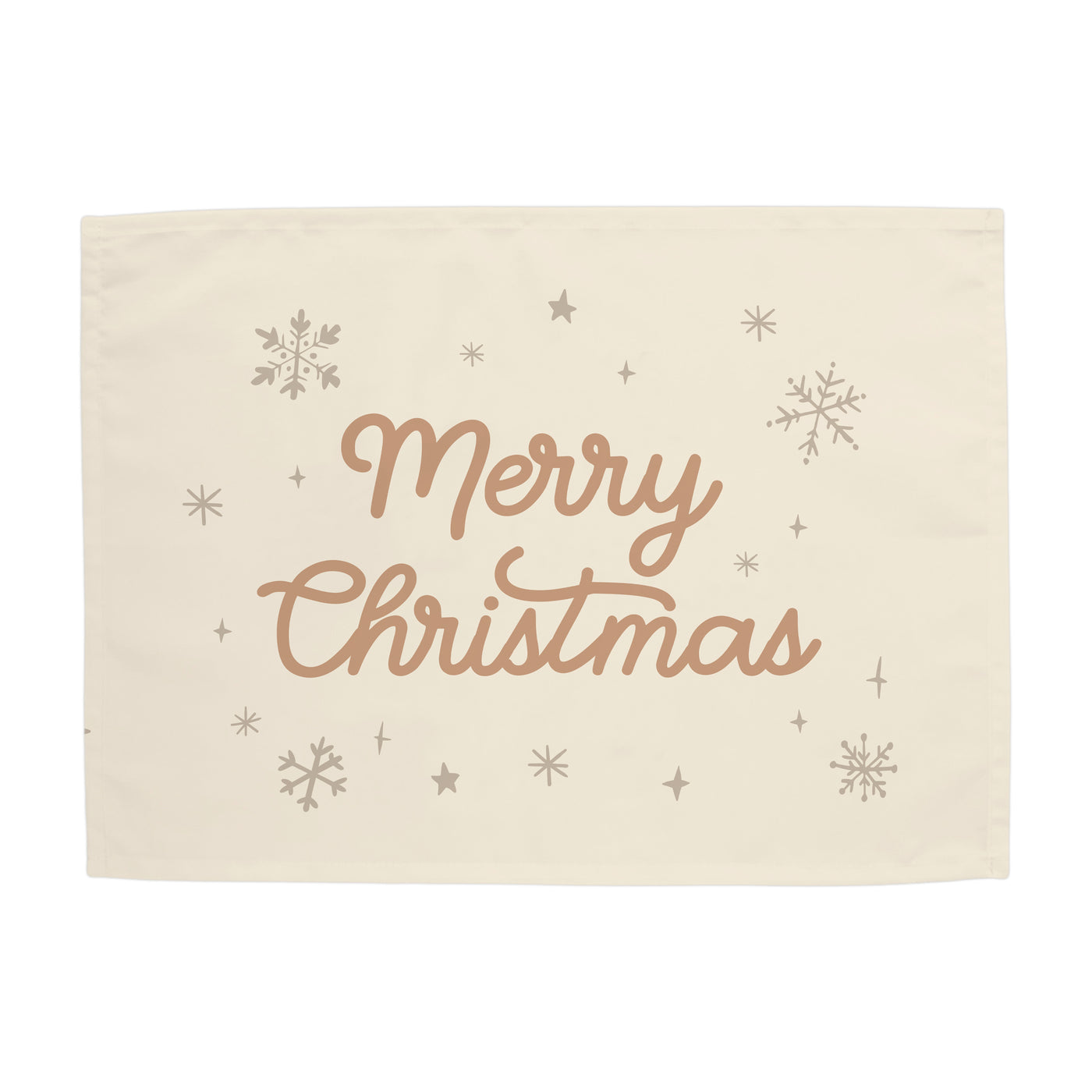 {Gold + Silver} Merry Christmas Banner