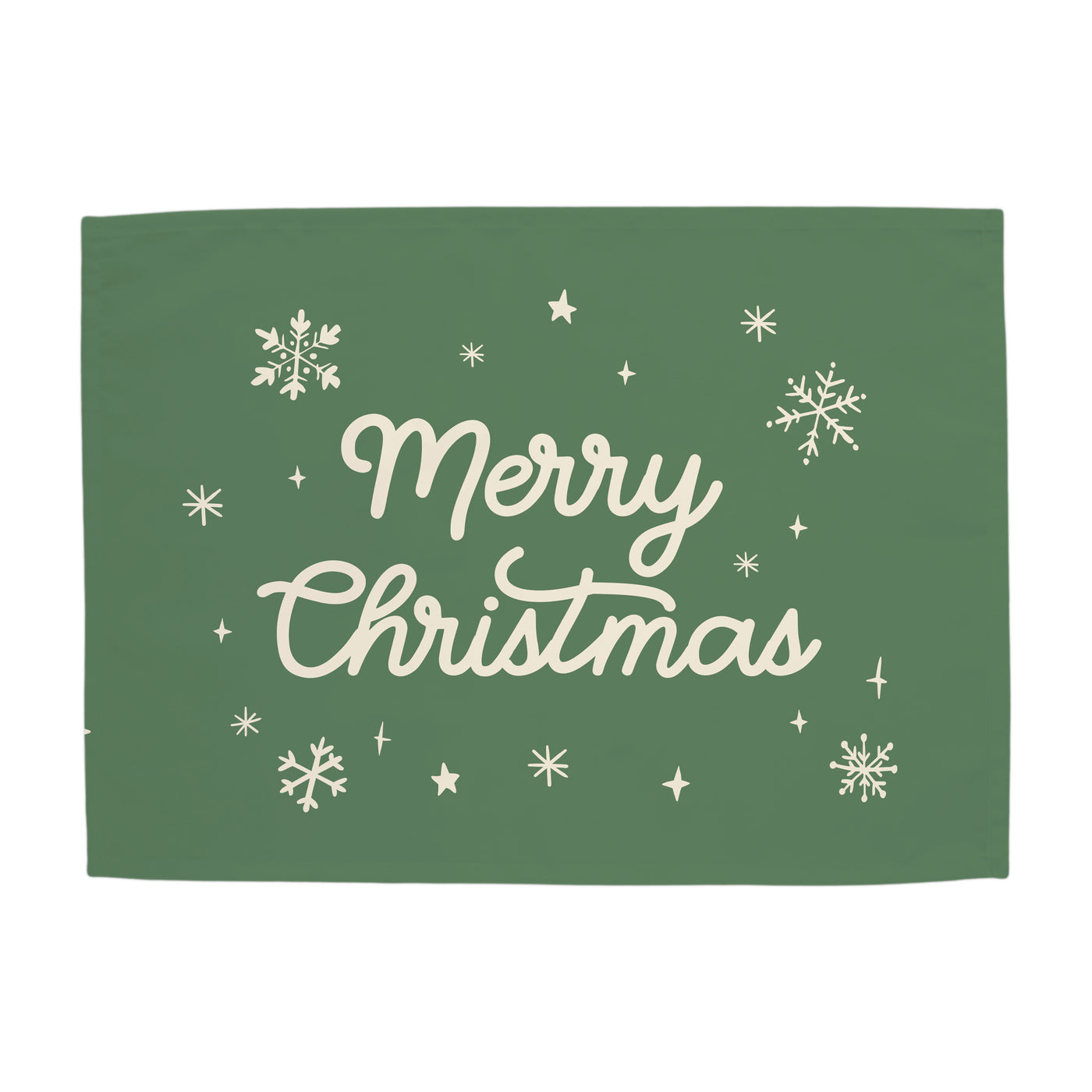 {Green} Merry Christmas Banner