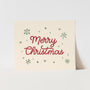 {Red + Green} Merry Little Christmas Art Print