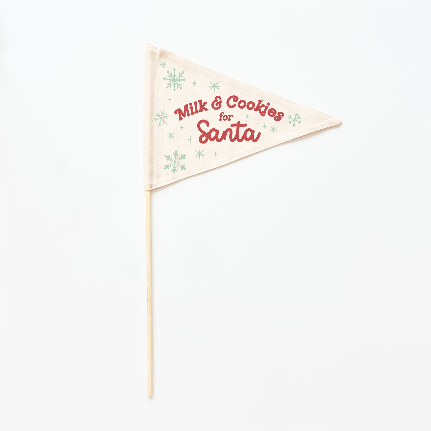 Milk & Cookies For Santa Flag