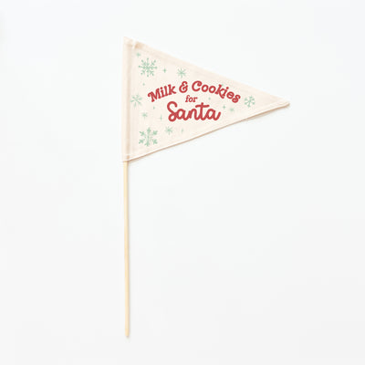 Milk & Cookies For Santa Flag