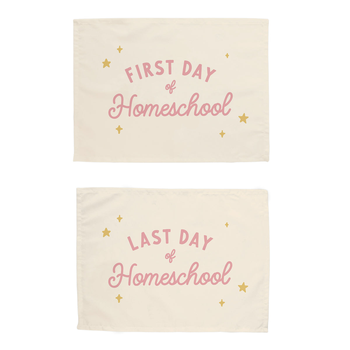 First & Last Day of Homeschool Banner Bundle
