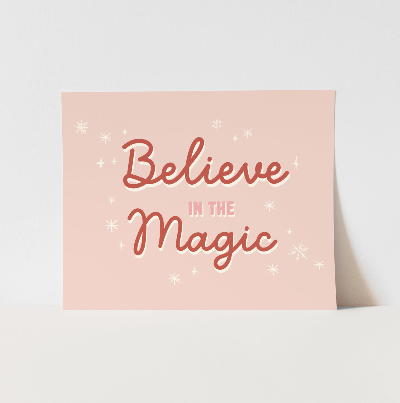 Art Print: {Pink} Believe in the Magic